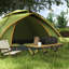 Table de camping pliante, table de pique-nique en aluminium de 4 pi avec plateau enroulable
