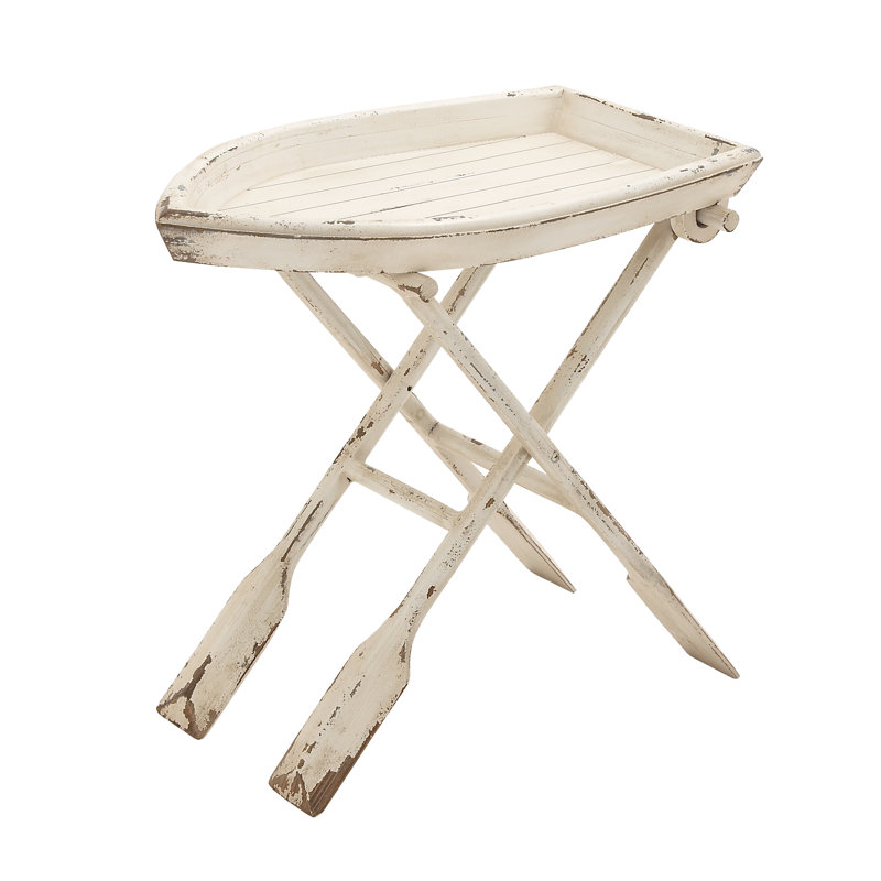 Sheffield Tray Top Cross Legs End Table