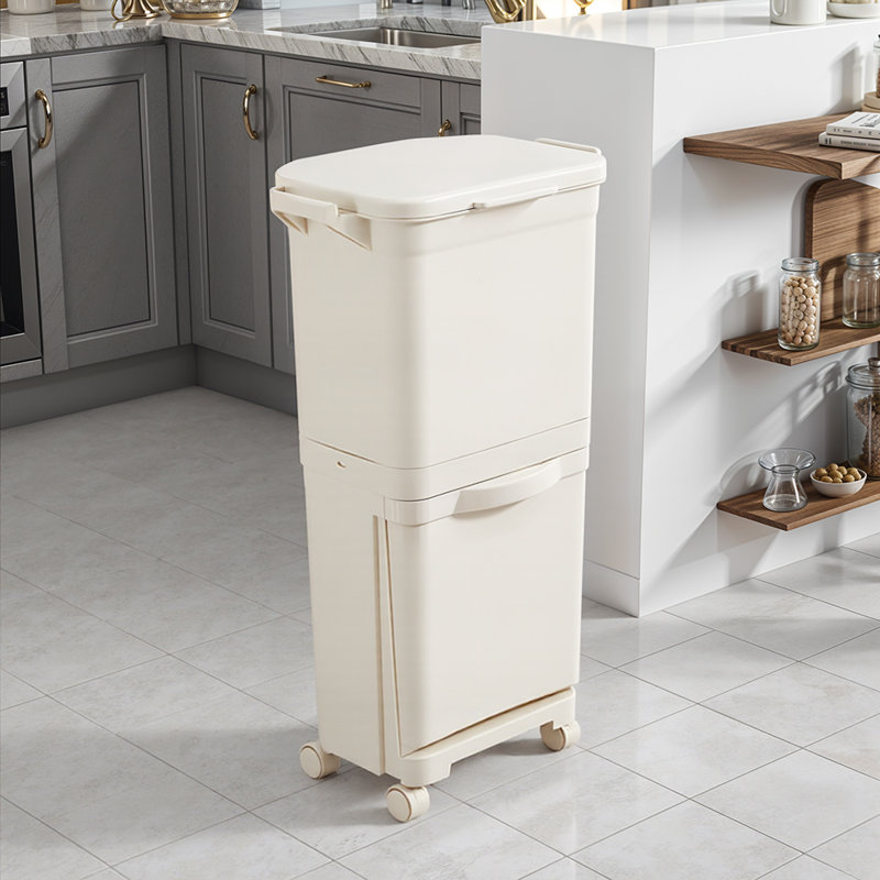 PP Manual Lift Waste Bin - 38L