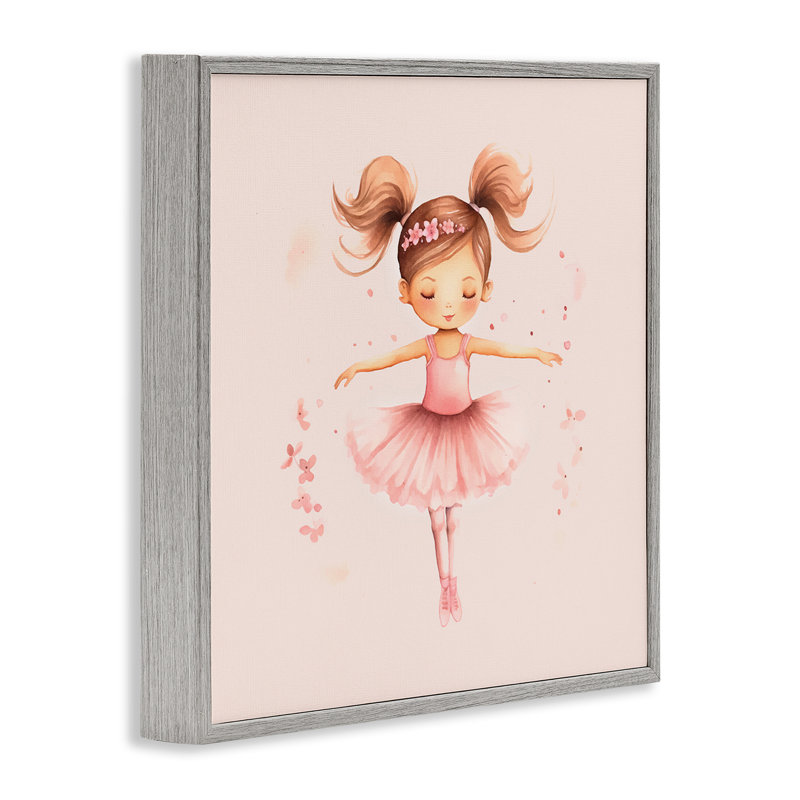 Ballerine danseuse encadrée, art giclée par Andrea Haase, Estampe numérique Farmhouse, H 12 po x l 12 po