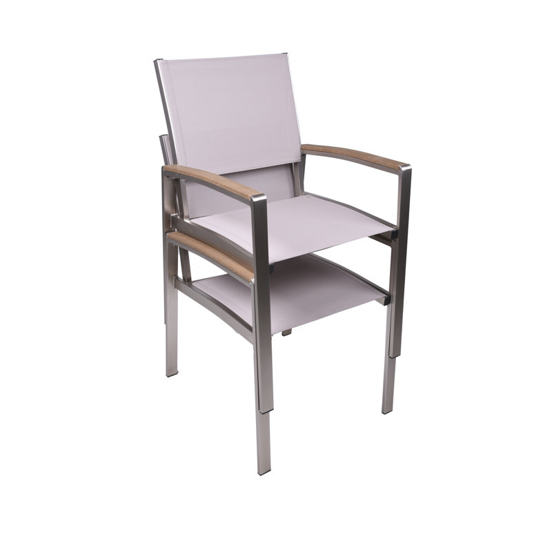 Lillianne Stacking Patio Dining Armchair