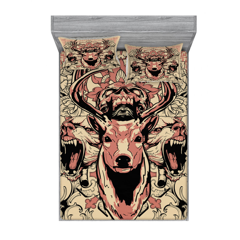 Microfiber Sheet Set, Queen Sheet Set with Fitted Sheet