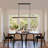 60-Light 54"L Dimmable Square / Rectangle Crystal Cup Chandelier with Crystal Accents(Bulbs Included)-160258192
