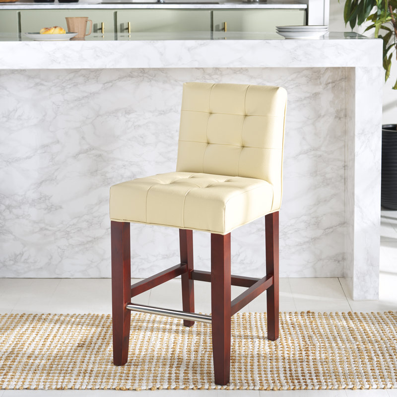Apoloniusz Stool, Counter Stool (23.8" Seat Height), Cream