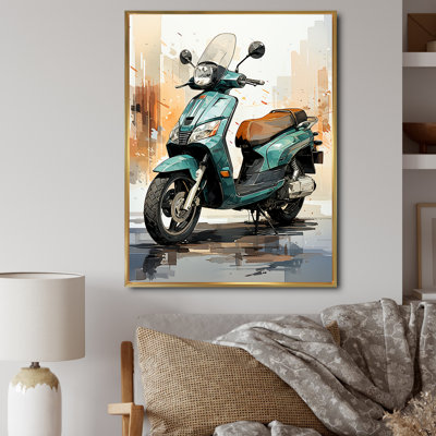 " Green Scooter City Cruiser "