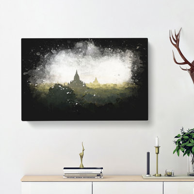 Old Bagan In Myanmar - Wrapped Canvas