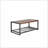 Console Coffee Table With A Natural Reclaimed Wood Finish, For Living Room