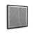 Satin Black Floater Framed