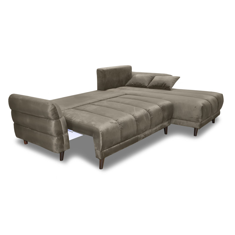 Casarez 5 Seater Corner Sofa, Right Hand Facing, Brown