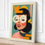 Portrait Art Deco - Wrapped Canvas-1731959042-1731959164