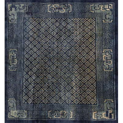 Tapis à poils longs en laine Baotou