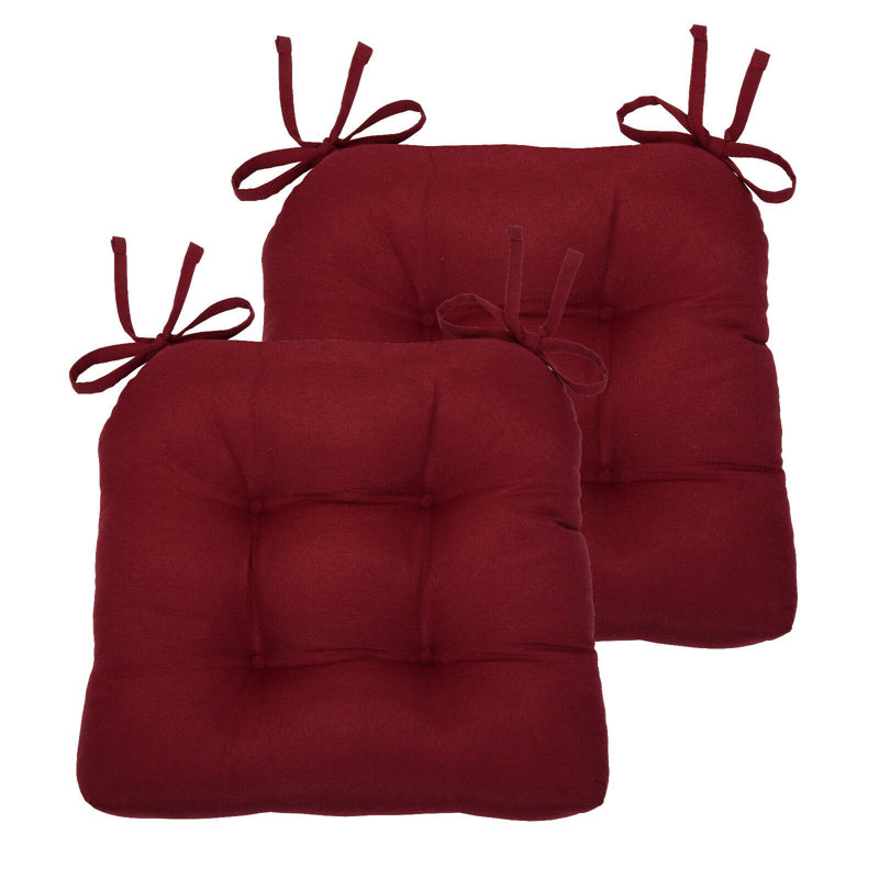 Outdoor 3'' Seat Cushion, Red