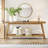 70.9-Inch Farmhouse Console for Entryway, 2-Tier Entry Table Sofa Table-1206774632