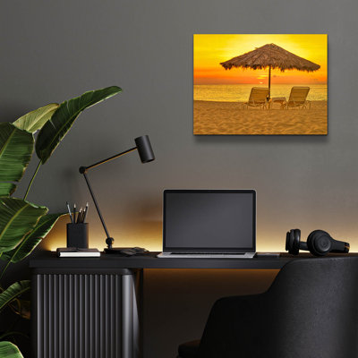 «Aruba Relax» par Mark A Paulda, art mural en verre acrylique
