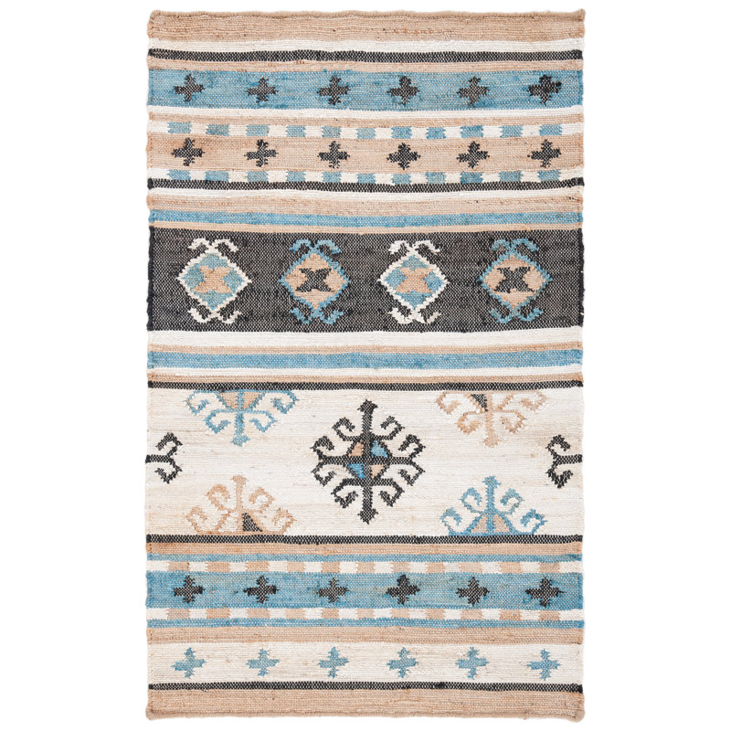 Tapis kilim tissé à plat Kilim Southwestern, Rectangle 3 pi x 5 pi