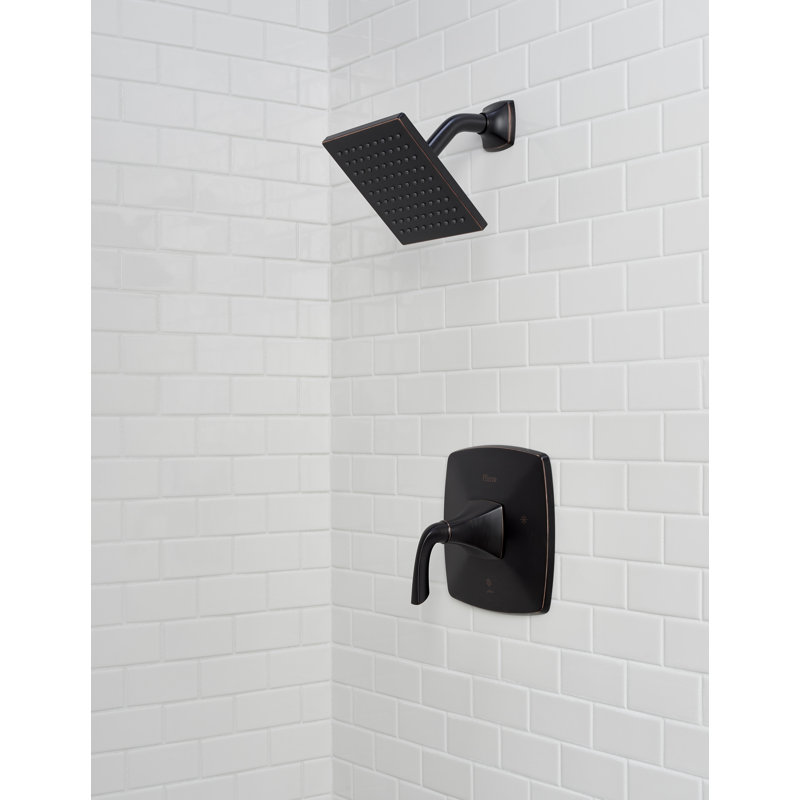 Bronson 1-Handle Thermostatic Tub and Shower Faucet, Tuscan Bronze
