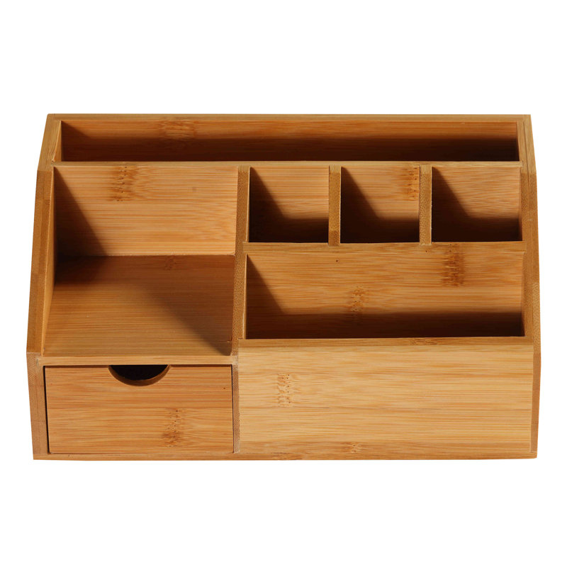 Organisateur de bureau en bambou