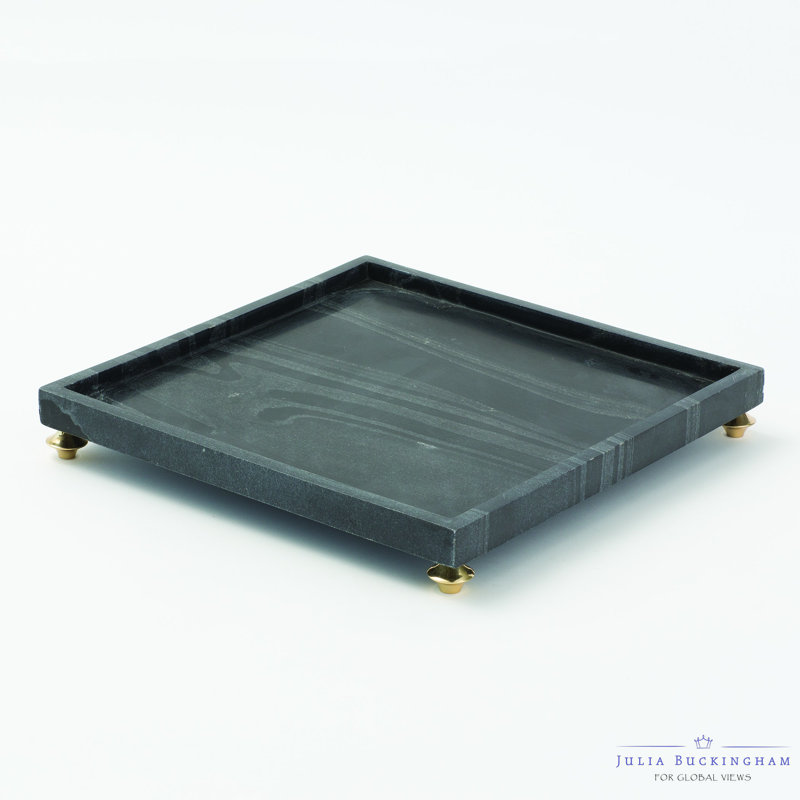 Julia Buckingham Quintessesntial Accent Tray, Black