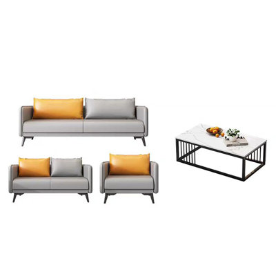 Simple business modern office sofa set