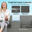 133cm Wide Patio Sofa with Cushions
