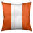 Orange / blanc