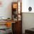 Walnut Modern Solid wood Standard Bookcase