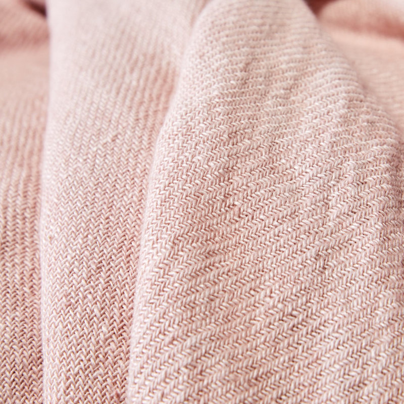 Noa Throw Blanket, Powder Pink