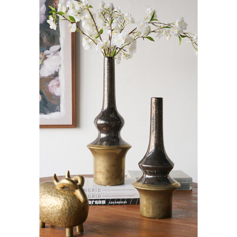 D7.5X20.5 "Vase, 20,5 po H x 7,3 po L x 7,3 po P