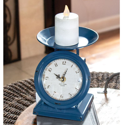 Analog Metal Electric Tabletop Clock