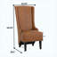 Faux Leather Accent Chair