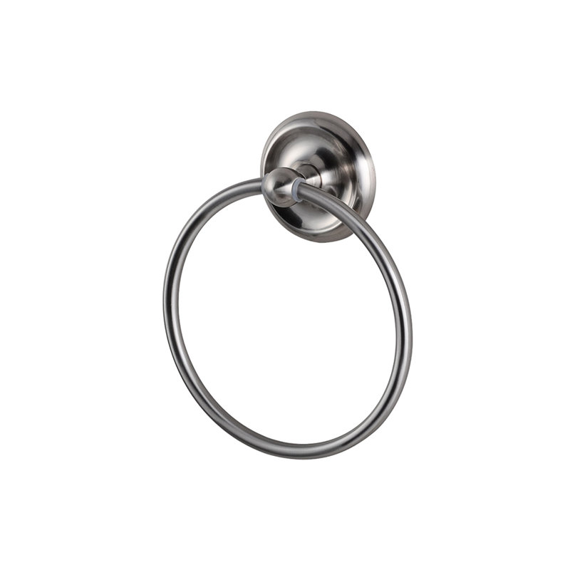 Fall Towel Ring, Brushed Nickel