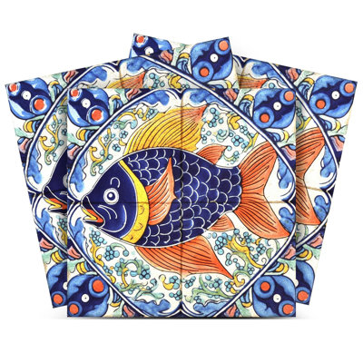 5'' W x 5'' L Vinyl Peel and Stick Mosaic Tile