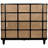 Porto Mahogany Solid Wood Wingback Bed