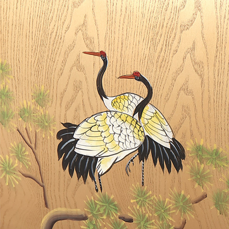Traditional Solid Wood Hand-Painted 6-Drawer Desk