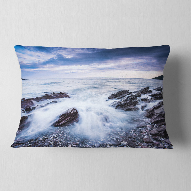 Coussins de plage lombaires seascape waves