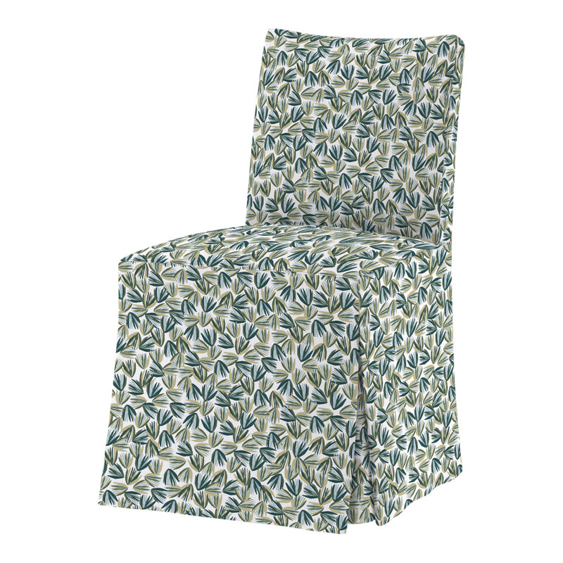 Lia Upholstered Dining Chair, Perigold Palmetto Verdigris