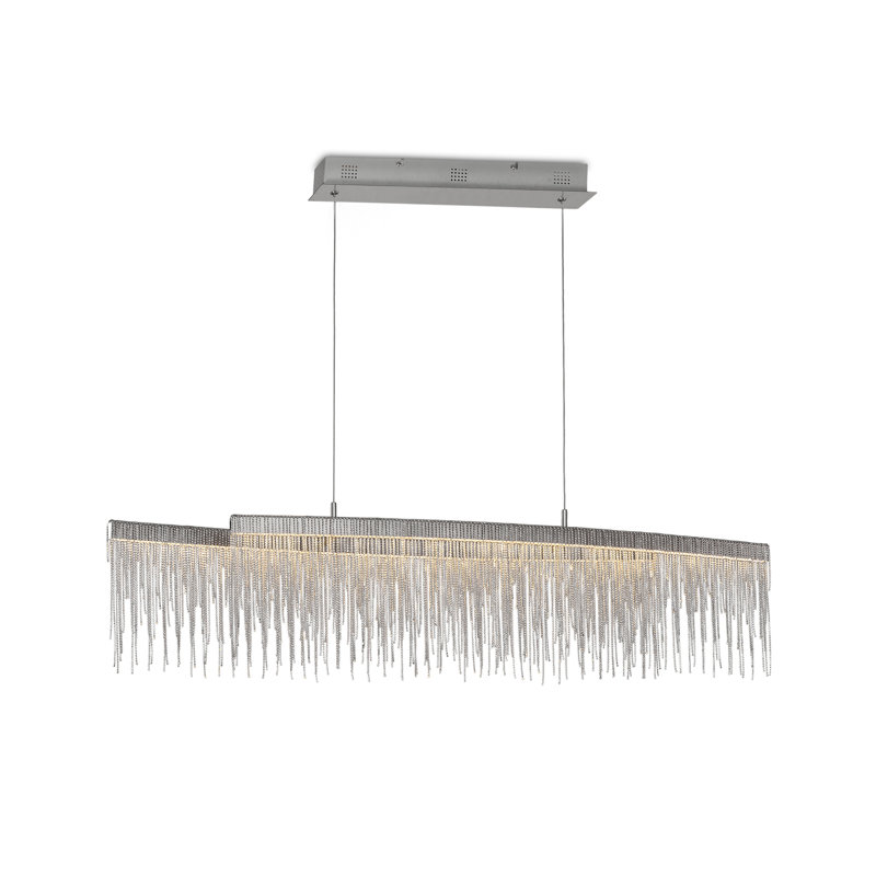 Cinna 1 - Light Grey LED Kitchen Island Pendant