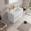Meuble-lavabo mural 35,5 po avec lavabo-113730543