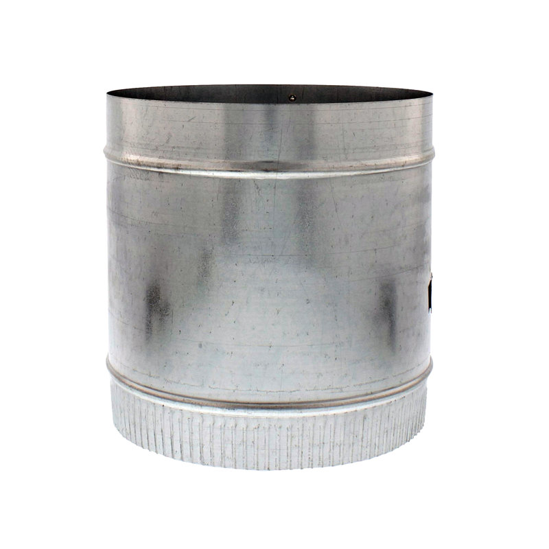 Accessoire de conduit de hotte de cuisine ronde en ligne, H 8 po x l 8 po x P 8 po