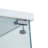 Glass Display Cabinet With 4 Shelves Extra Large, Curio Cabinets For Living Room, Bedroom, Office, Floor Standing Glass Bookshelf, Quick Installation-850409219