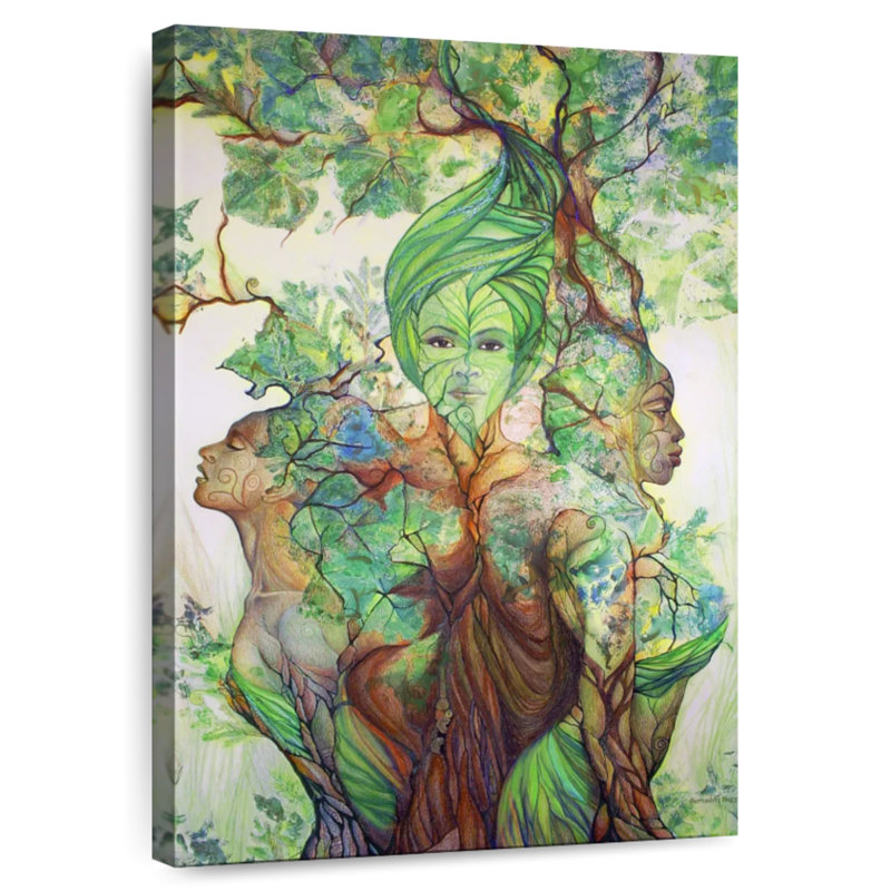 Kelan, la fée des arbres, H 12 po x l 8 po
