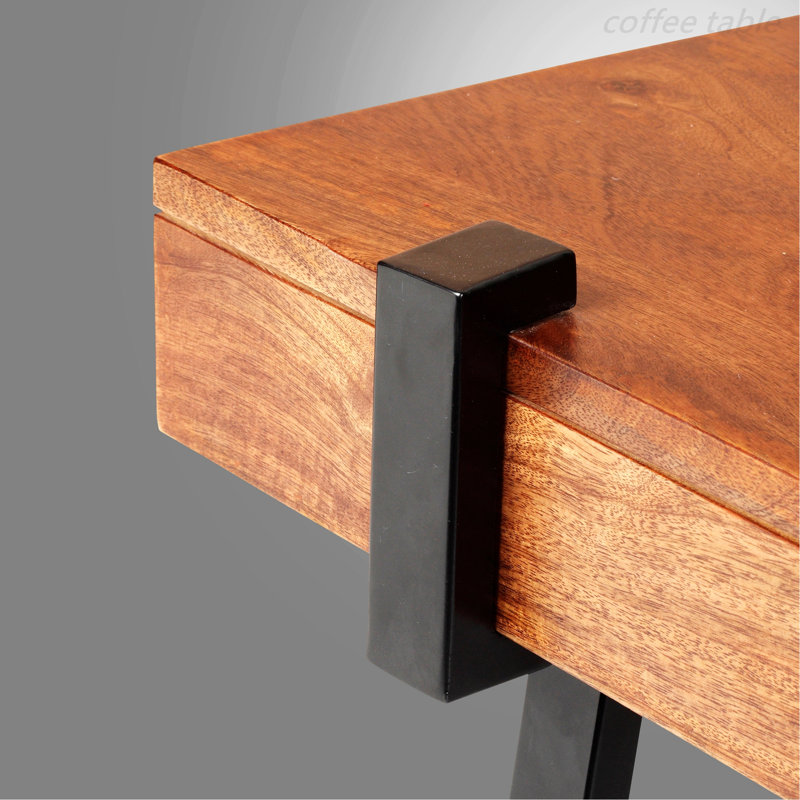 Solid Wood Top Coffee Table