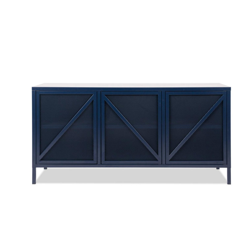 Armoire de rangement à 6 tablettes Macedonia, Titan bleu