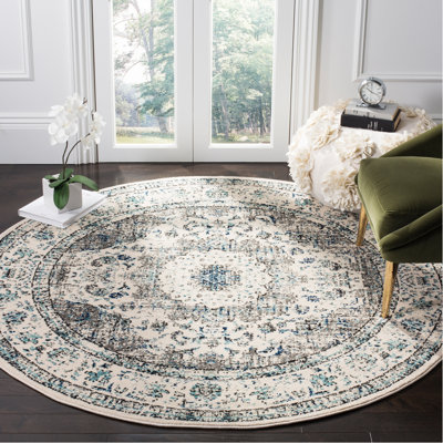 Farnborough Oriental Ivory/Gray Area Rug