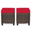 Ensemble de 2 repose-pieds de jardin Pleven