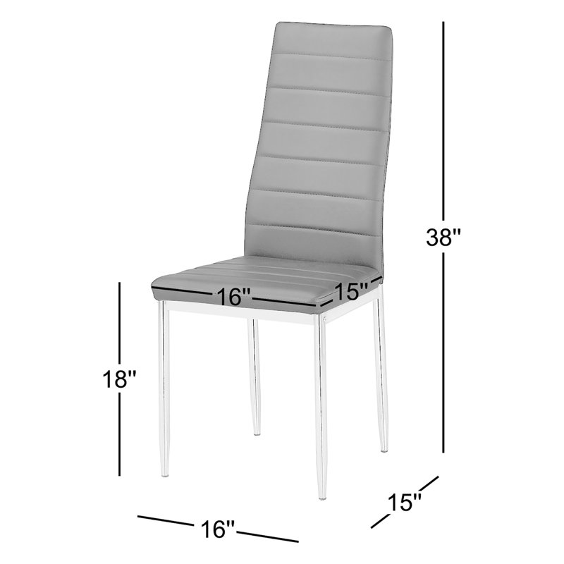 Chaise d'appoint Knorr, Noir