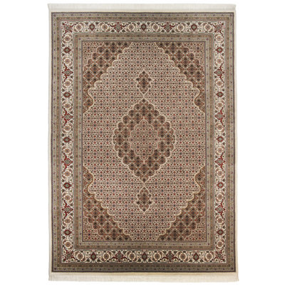 Herkimer Oriental Wool Hand Knotted Area Rug