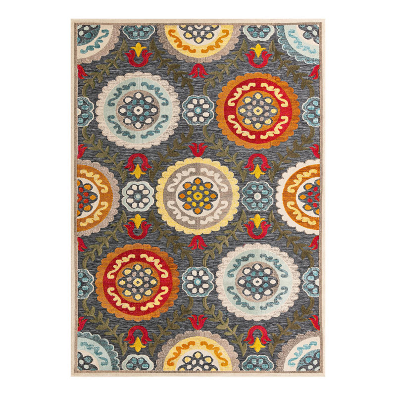 Bungalow Rose Oualida Caimin Rug, Rectangle 9' x 12'