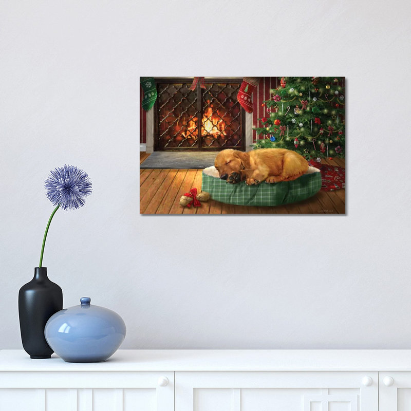 I Need A Nap - Wrapped Canvas Painting, 30.48 cm H x 45.72 cm W