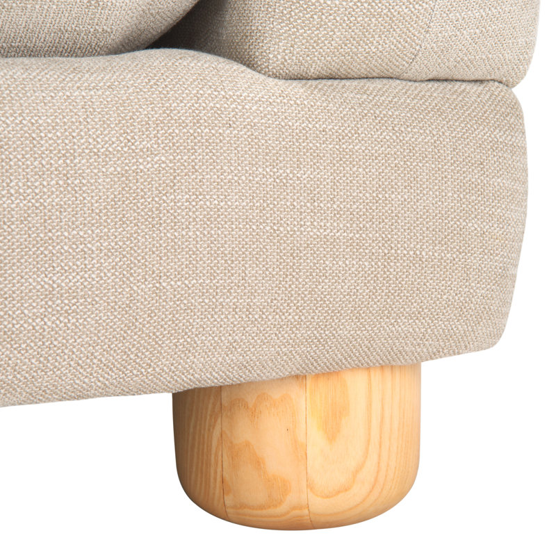 Canapé rembourré Chelse, Chenille beige